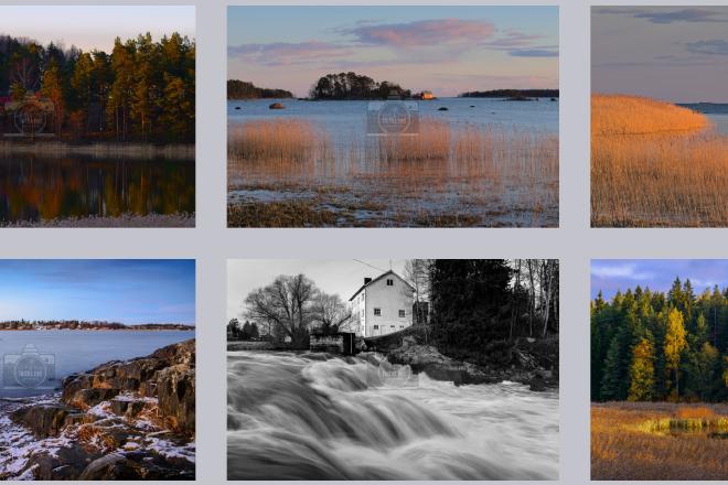 A screenshot of one of my Picfair photo albums.