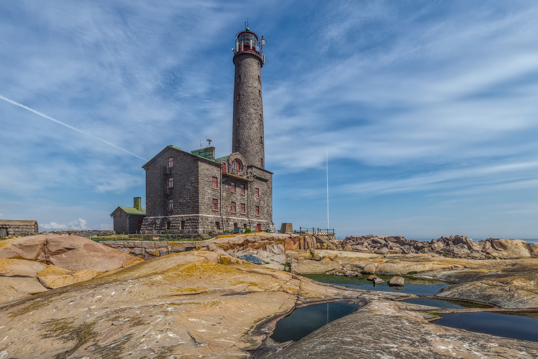 Bring a piece of the Finnish archipelago home. This high-quality aluminum print of Bengtskär Lighthouse offers vibrant colors and a modern, frameless look.