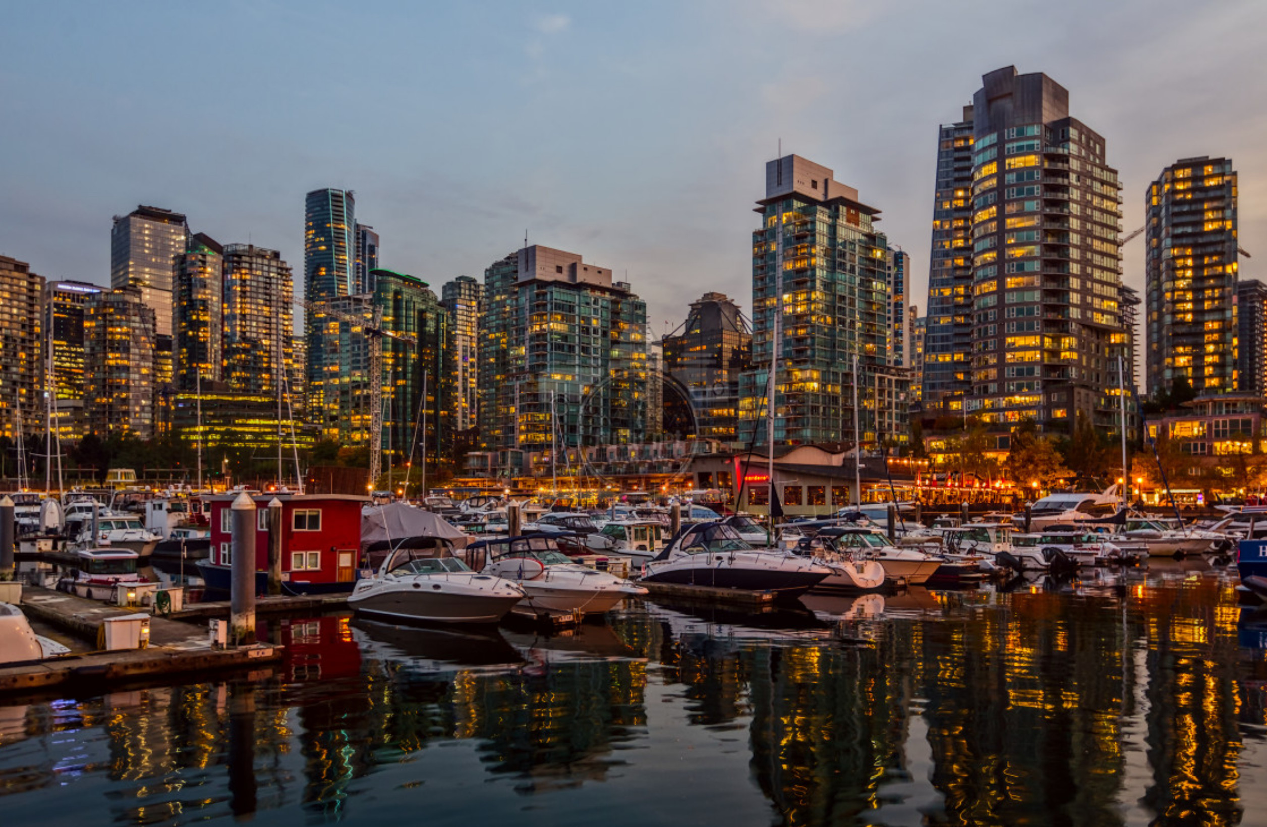 The Vancouver harbor area was a really diverse and interesting place to observe at different times of the day.